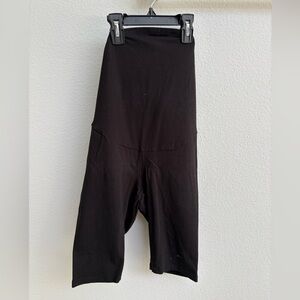 H&M Maternity Black High-Waisted Bike Shorts